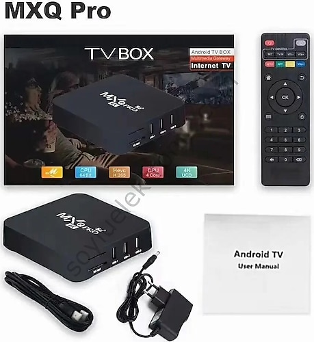 Anunnaki 4K Ultra Hd Android Tv Box Mxq Pro 1gb 8gb 5g Dört Çekirdekli Meida Player