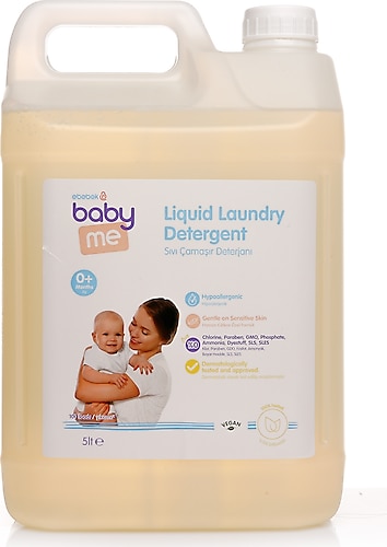 Baby&Me Sıvı Bebek Çamaşır Deterjanı 5000 ml