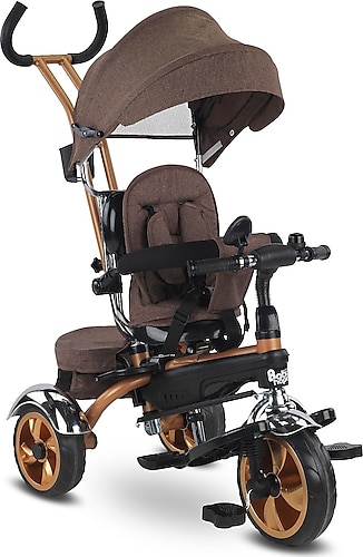 Babyhope BH-9500 Star Kahverengi 3 Tekerlekli Bisiklet