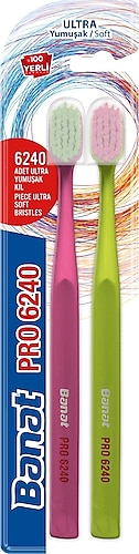 Banat Pro 6240 1+1 Ultra Yumuşak Diş Fırçası