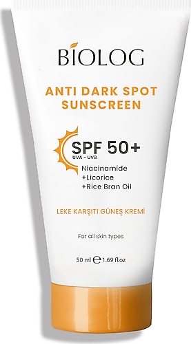 Biolog Leke Karşıtı 50 Faktör Güneş Kremi 50 ml
