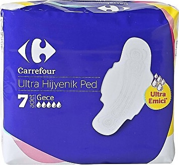 Carrefour Ultra Hijyenik Ped Gece 7'li
