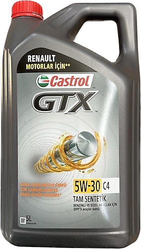 Castrol GTX 5W-30 C4 5 lt Motor Yağı