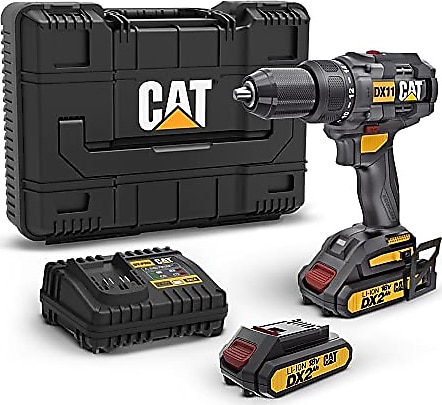 Cat DX11 18 V Çift Akülü 2 Ah Kömürsüz Matkap