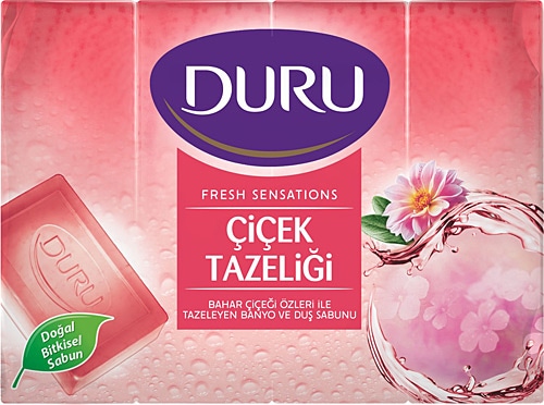 Duru Fresh Çiçek Tazeliği 4x150 gr Duş Sabunu