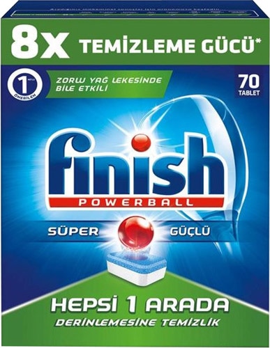 Finish Hepsi Bir Arada 70'li Bulaşık Makinesi Tableti