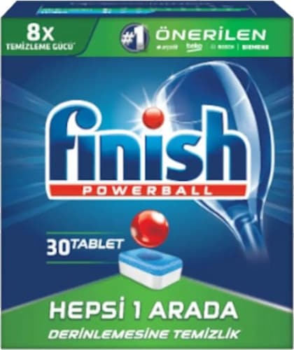 Finish Hepsi Bir Arada Bulaşık Makinesi Tableti 30'lu