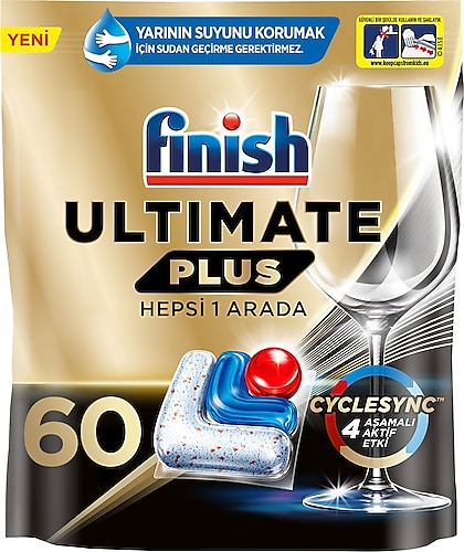 Finish Ultimate Plus Bulaşık Makinesi Tableti 60'lı