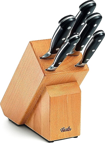Fissler Alaska 6 Parça Ahşap Bloklu Bıçak Seti