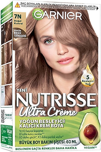 Garnier Nutrisse Saç Boyası 7N Doğal Kumral
