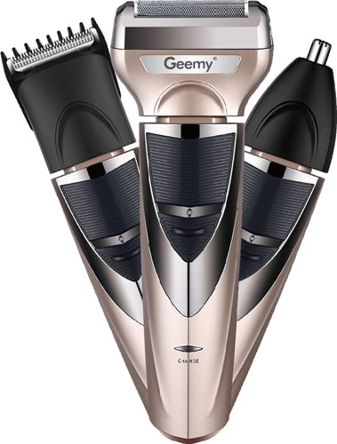 Geemy GM-6566 3 Başlıklı Erkek Bakım Seti