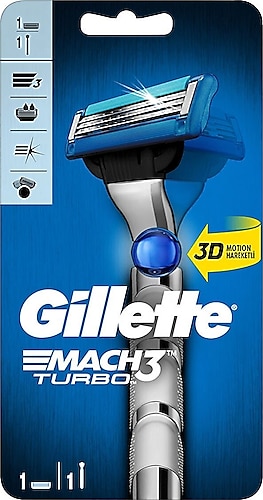 Gillette Mach3 Turbo 3D Tıraş Bıçağı