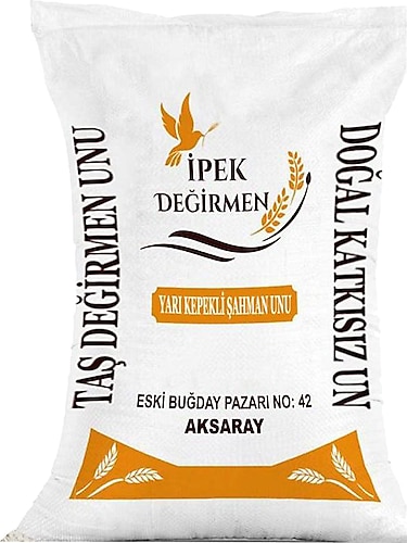 İpek Değirmen Tam Buğday 5 kg Yarı Kepekli Böreklik Ekmeklik Un