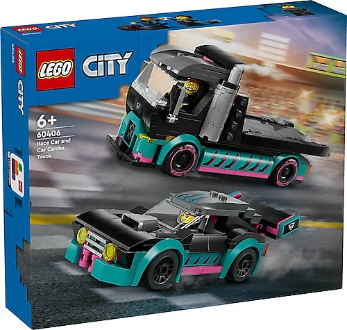 Lego 60406 City Yarış Arabası ve Araba Taşıyıcı Kamyon
