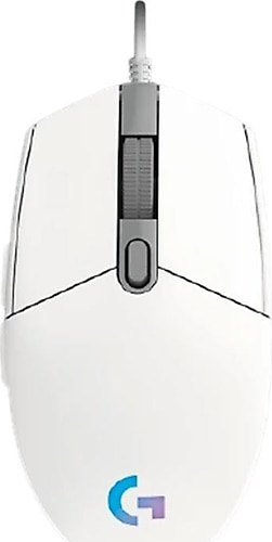 Logitech G203 Lightsync 910-005797 Kablolu Oyuncu Mouse Beyaz