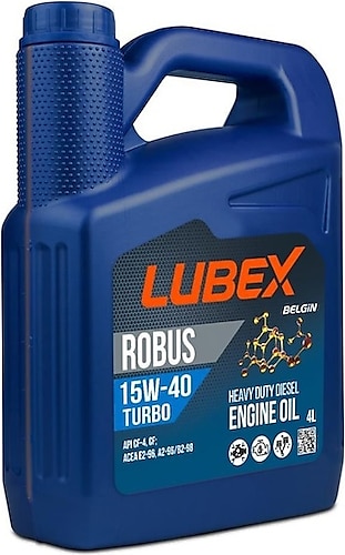 Lubex Robus Turbo 15W/40 4 lt Motor Yağı