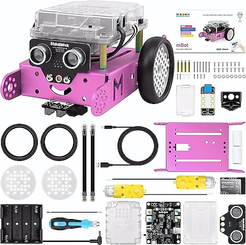 Makeblock Mbot Robot Kiti, Stem Projeleri - Pembe
