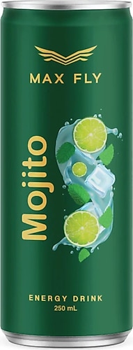MAX FLY MOJİTO ENERJİ İÇECEĞİ 250 ML 24 ADET