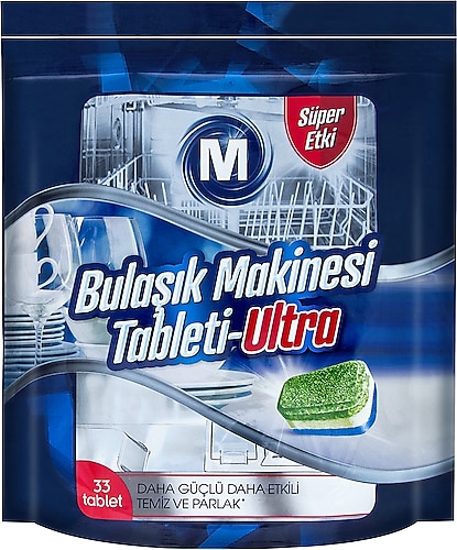 Migros Ultra 33'lü 627 gr Bulaşık Makinesi Tableti