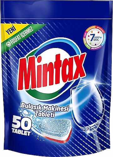 Mintax Bulaşık Makinesi Tableti 50'li