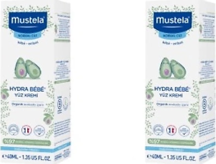 Mustela Hydra Bebe Yüz Kremi 40 Ml X2 Adet