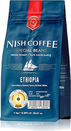 Nish Special Beans Etiyopya Filtre Kahve 1 kg