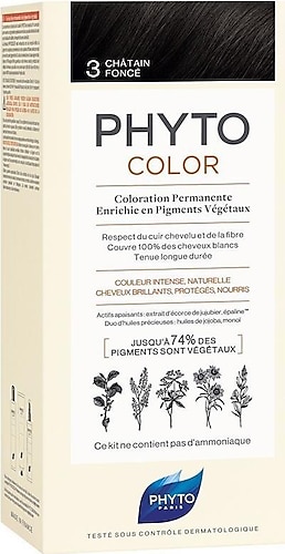 Phyto Phytocolor 3 Koyu Kestane Bitkisel Saç Boyası