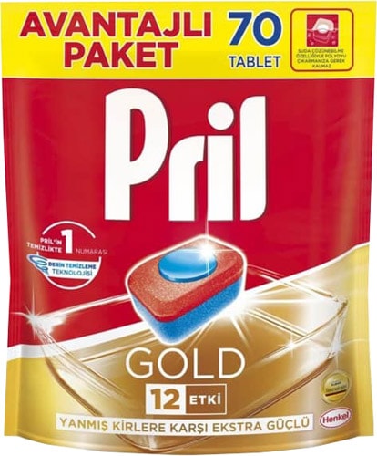 Pril Gold 70'li Bulaşık Makinesi Tableti