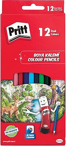 Pritt Tam Boy 12'li Jumbo Kuru Boya Seti