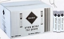 Rioba 4 gr 1000'li Paket Stick Şeker
