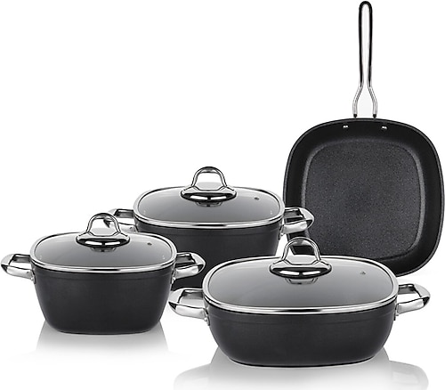Schafer Gastronomie Master 7 Parça Tencere Seti