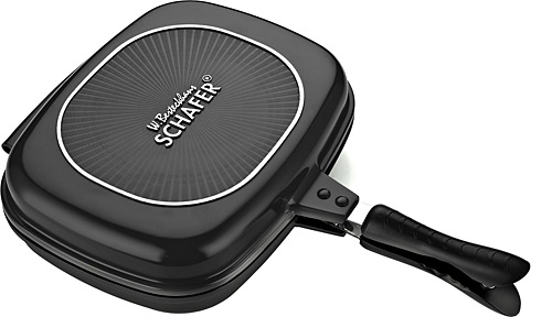 Schafer Myra Kare Çift Taraflı 32 cm Grill Tava