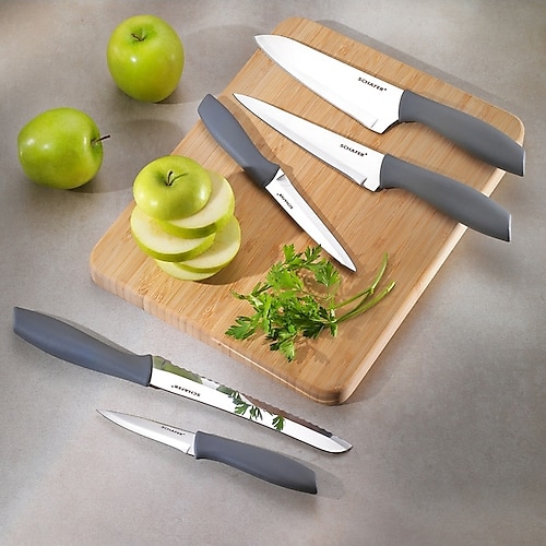 Schafer Quick Chef Gri 5'li Bıçak Seti