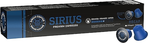 Sirius Premium Espresso 7 Decaf Kapsül Kahve 10'lu