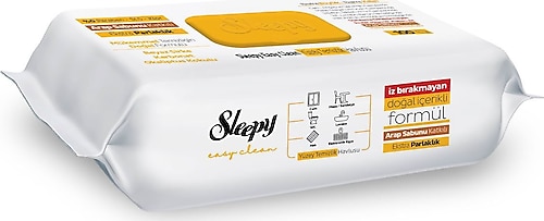 Sleepy Easy Clean Arap Sabunu Katkılı Yüzey Temizlik Havlusu 100 Yaprak