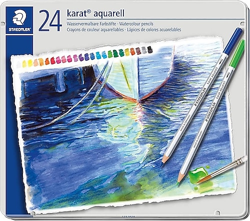 Staedtler Karat Aquarell 24'lü Kuru Boya Seti