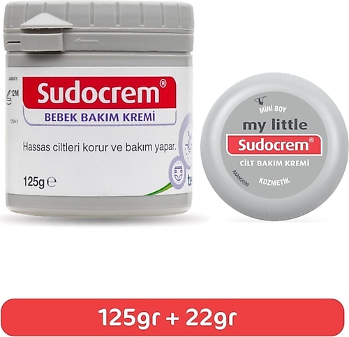 Sudocrem Bebek Bakım Kremi 125 gr + 22 gr (2'li set)