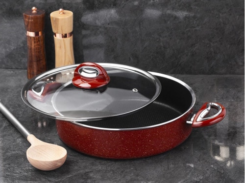 Taç Titan 24 cm Basık Granit Tencere