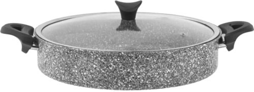 Taç Ultra 32 cm Basık Granit Tencere