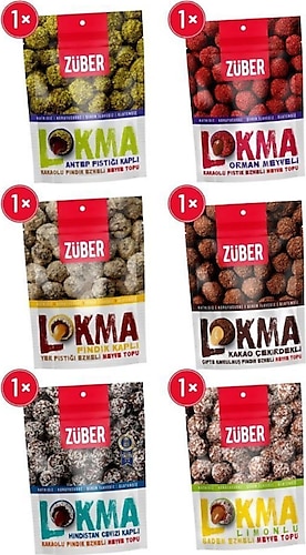 Züber 96 gr 6 Adet Karma Lokma Deneme Paketi